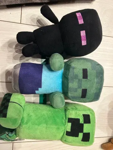 Minecraft 봉제 인형 3체 세트