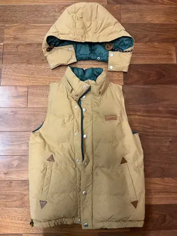 X-girl 리버서블 다운 베스트