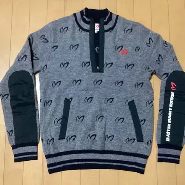 MASTER BUNNY EDITION 하트 무늬 스웨터 사이즈 4