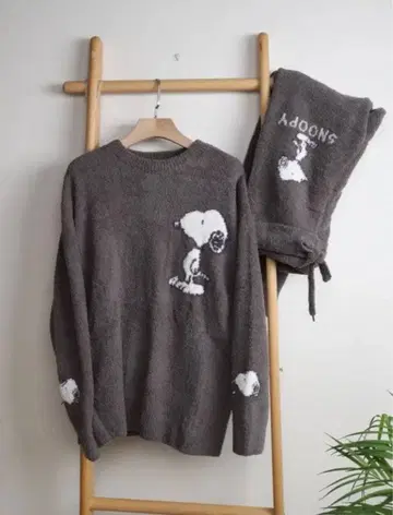 젤라또피케 스누피 상하의 세트 풀오버 롱 팬츠 남성용 L