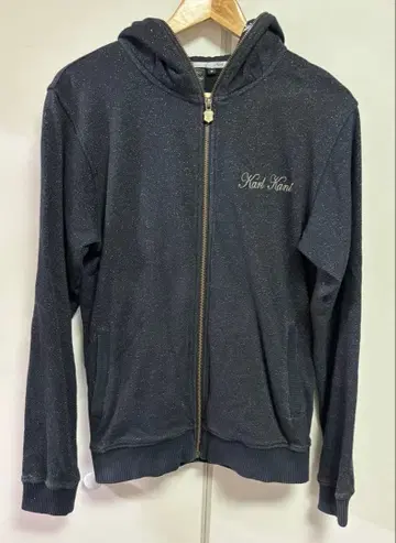 구제 의류 칼카니 자수 골드 라메 풀 집업 후드티 M