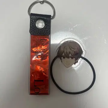 목 머리끈 시쿠포니 은색 테이프 키링 로디아스 히마 ] 2