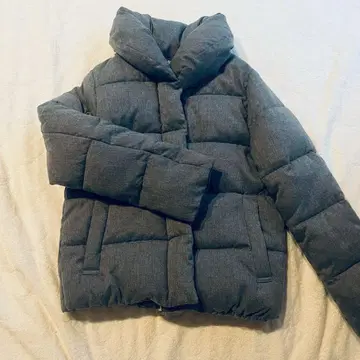 OPAQUE-CLIP 그레이 다운 자켓 38/M