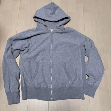 ovy 지퍼 후드티 그레이