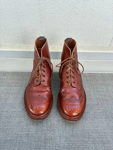 새상품급 트리커스 컨트리 부츠 마론 UK8.5