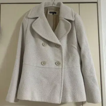 BRIGITTE 아이보리 더블 브레스트 코트