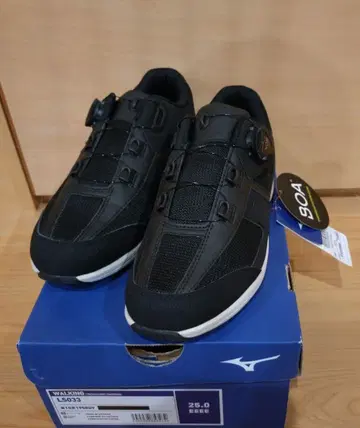 [ 새상품,미사용 ] 미즈노 워킹화 스니커즈 25.0cm 블랙