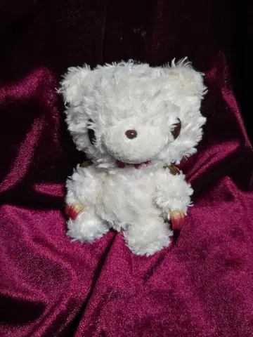 그루미 테디 그리즐리 한입 사이즈 화이트