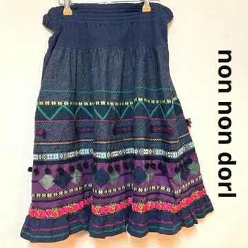 새상품급 non non dorl 논논도르 스커트 개성적