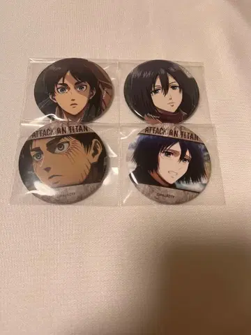 진격의 거인 가라오케 철인 캔뱃지 엘렌 미카사