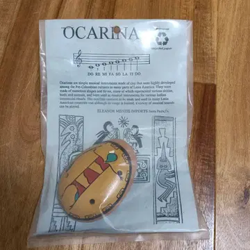 오카리나 토착민풍 디자인