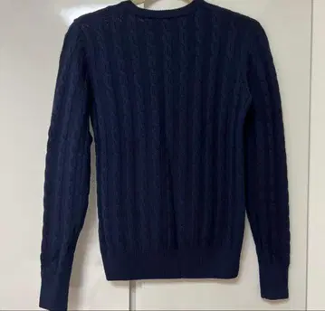 데미룩스 빔즈 네이비 케이블 니트