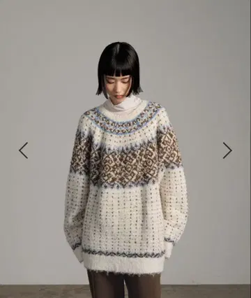 로리즈팜 노르딕 니트 풀오버