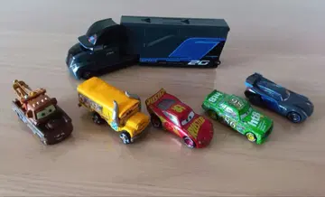 새상품급 토미카 미니카 6대 / 맥퀸. 트레일러 외