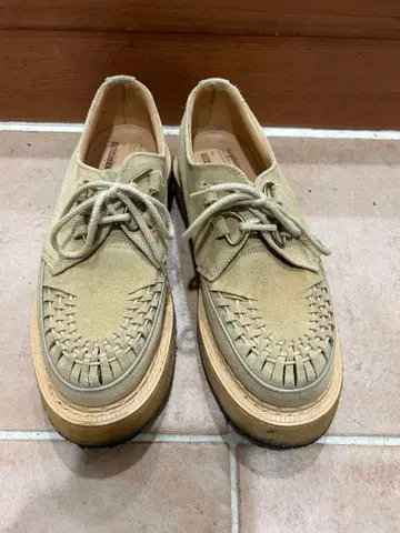 George Cox 스웨이드 통굽 신발 3588