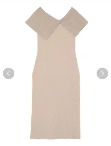 [ 새상품급 ] LAGUNAMOON 헤링본 카라 니트 원피스