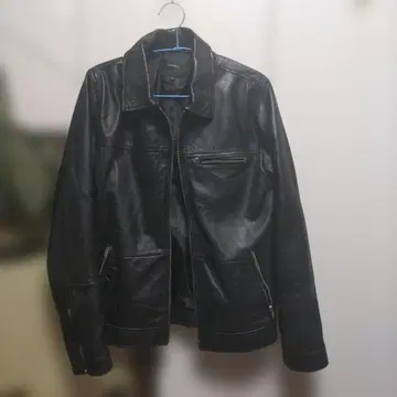 roshell 블랙 가죽 자켓