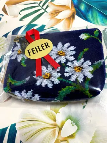 FEILER 페이러 파우치 화이트 마가렛