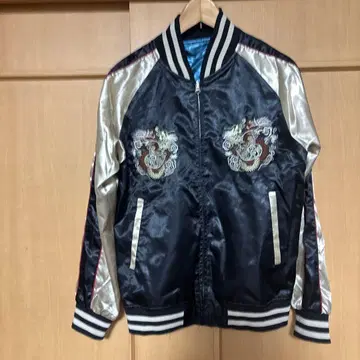 일심여경 쌍룡 자수 리버서블 스카잔 M