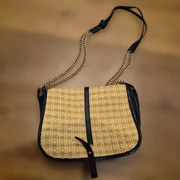 에디트폴르 구매 라피아 가죽 숄더백