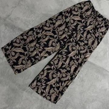 ITEMS URBAN RESEARCH 꽃무늬 이지 팬츠 린넨 올 패턴 S