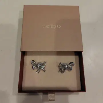 [ 새상품급 ] Her lip to 실버 귀찌