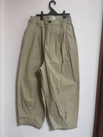 BUILT BILL 베이지 와이드 팬츠 XL