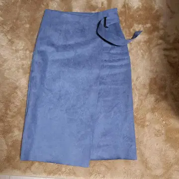 새상품급 TOMORROWLAND 스커트 36 더스티 블루