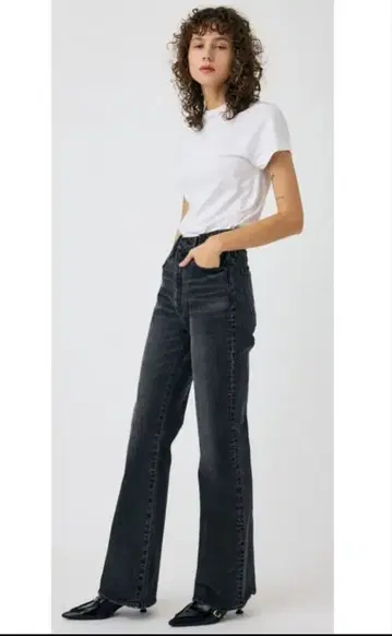 MOUSSY mvs flare 25 블랙