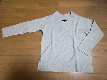 BANANA REPUBLIC 그레이 V넥 니트 긴팔