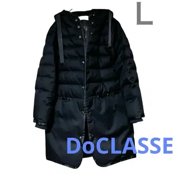 [ DoCLASSE ] 그로그랭 다운 코트 블랙 L 사이즈 새상품급 고급