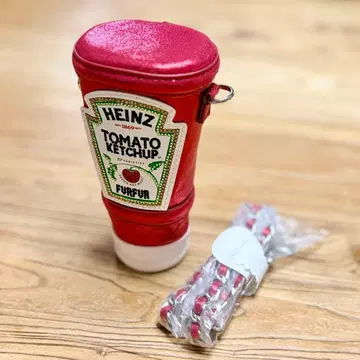 HEINZ x FURFUR 토마토 케첩 보틀 숄더 백