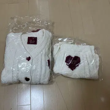 미사용 새상품 [ 젤라피케 ] GELATO PIQUE 니트 룸웨어 세트