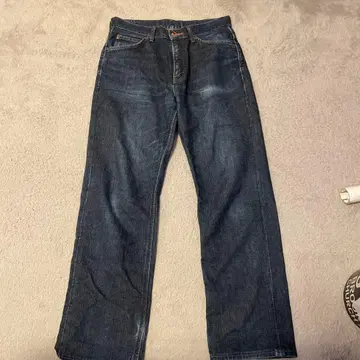리 다크 블루 스트레이트 청바지