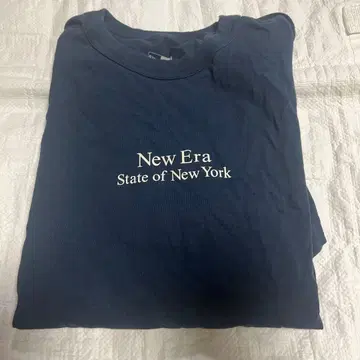 New Era 티셔츠 네이비 장미 프린트