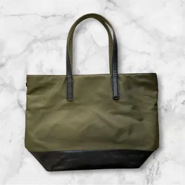 [ 새상품급 ] 뉴발란스 가죽 나일론 토트백 A4 수납 가능 NB