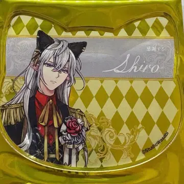 악마고양이 난자타운 아크릴 코스터 시로