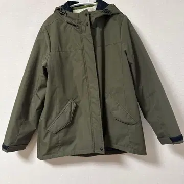 ikka 3way 마운틴 후드티 카키