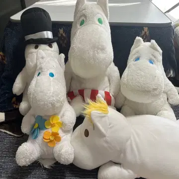무민 봉제 인형 5체 세트