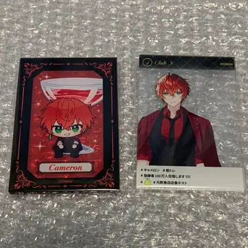 카메론 콜라보 카페 ClubS 아크릴 카드 세트
