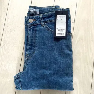 미사용 새상품 보더스 앳 발코니 데님 팬츠 스트레치 스키니