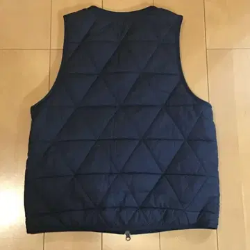 조던 네이비 퀼팅 베스트