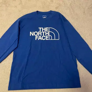 THE NORTH FACE 롱 슬리브 티셔츠 파랑