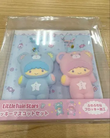 산리오 리틀트윈스타 키키라라 플로키 마스코트 세트