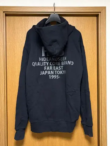 HIDEANDSEEK 후드티 블랙 M