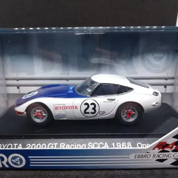 에브로 1/43 도요타 2000GT 1968 SCCA 데이브 조던