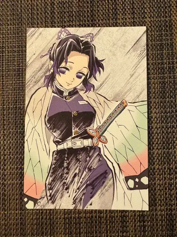 귀멸의 칼날 코쵸우 시노부 전 집중전 아이 캐치 엽서