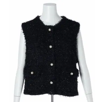 알페이지 트위드 베스트