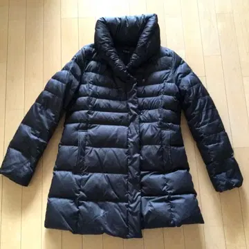 에스피에 블랙 다운 코트 ESPIE 페더 여성용 블랙 38 사이즈