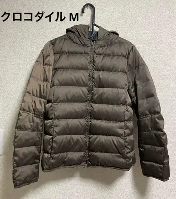 새상품급! CROCODILE 크로커다일 리버서블 후드 부착 다운